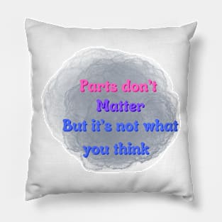 Parts don’t matter bisexual colors Pillow