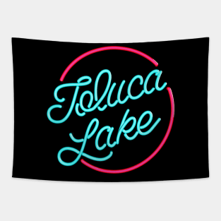 Toluca Lake Neon Tapestry