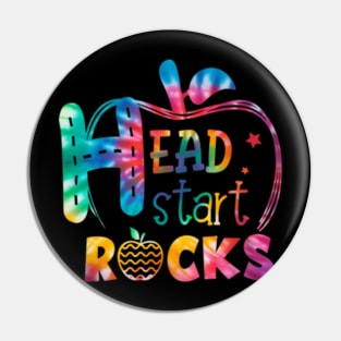 Head Start  Tie Dye Back to School Teacher Pin