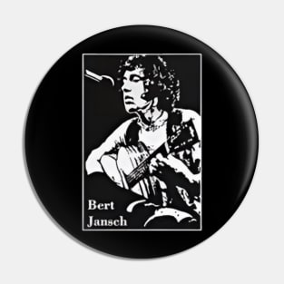 Bert jansch//60s aesthetic art for fans Pin