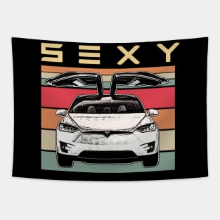 Vtg S3XY Tesla - Model S, Model 3, Model X, Model Y Tapestry