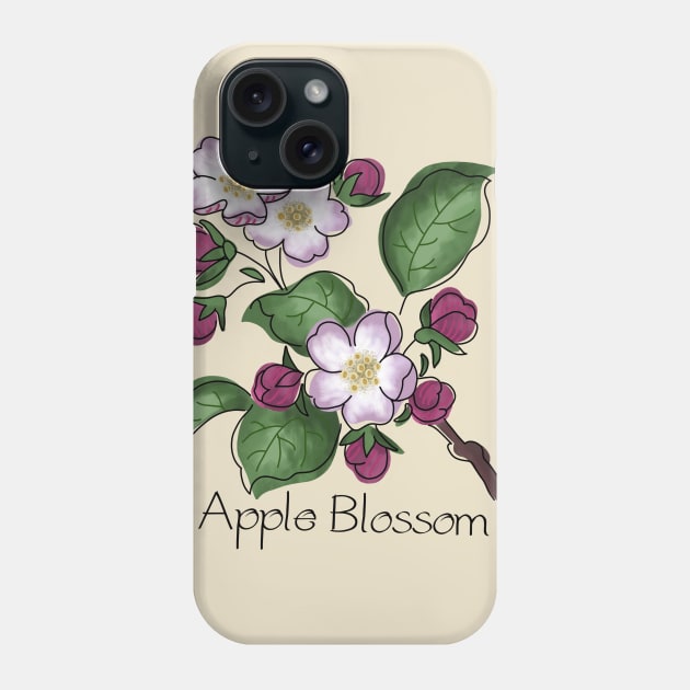 Apple Blossom Phone Case by Slightly Unhinged