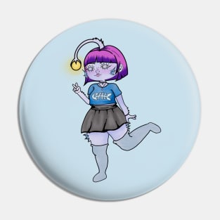 Zodiac Pisces Girl Pin