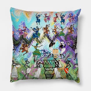 African Feast V1 Pillow