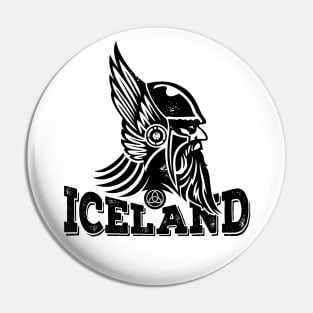 Iceland - Viking Pin