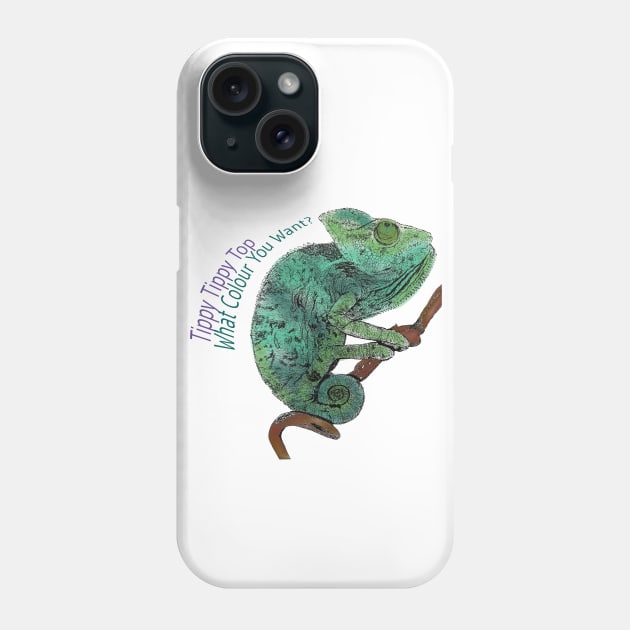 detailed Chameleon Phone Case by Relaxedarch