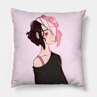 Emo girl Pillow