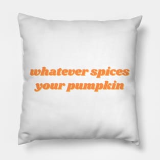 Spices your Pumpkin Pillow