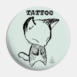 fox tattoo Pin