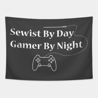 sewist by day gamer by night Tapestry