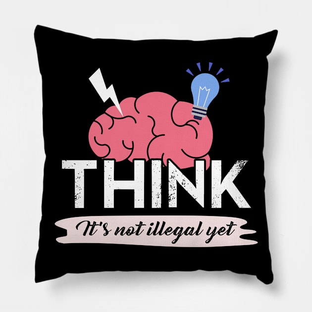 Think Pillow by Dojaja