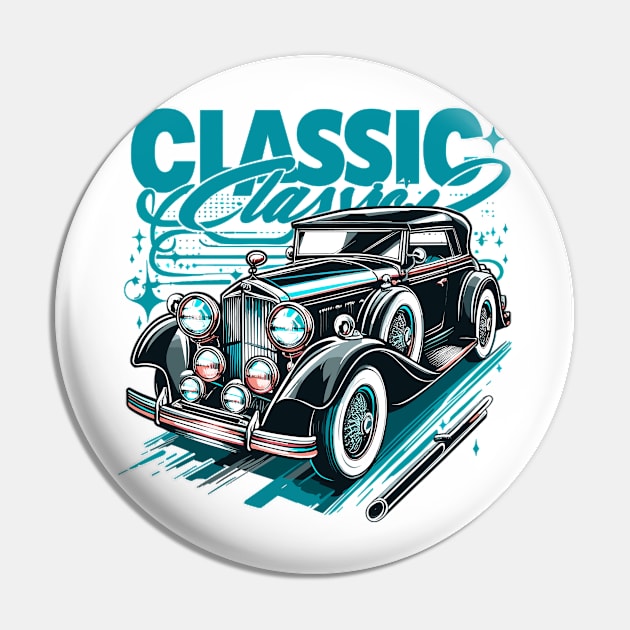 Classic Car Pin by Vehicles-Art