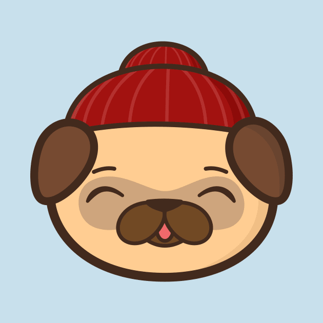 Beanie Pug Is Kawaii And Cute by happinessinatee