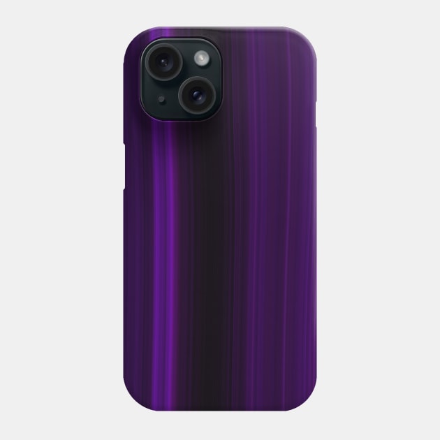 Purple and Black Stripe Pattern Phone Case by thesnowwhyte