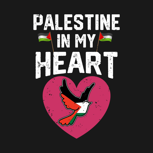 Palestine In My Heart by PixelArt