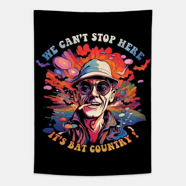 Bat Country Tapestry by JennyPool