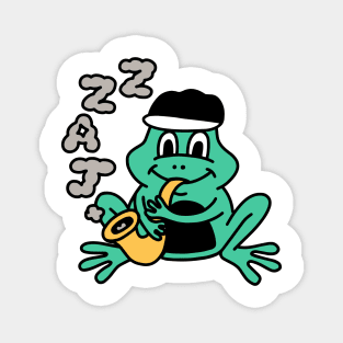 Jazz Frog Magnet