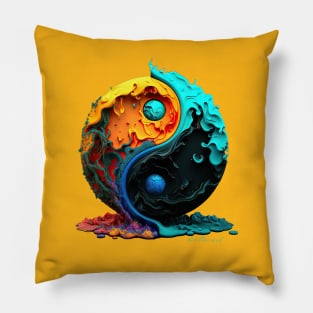 Yin and Yang Pillow