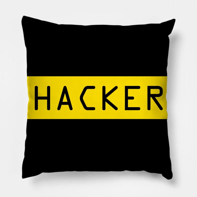 HACKER Pillow by nightowl