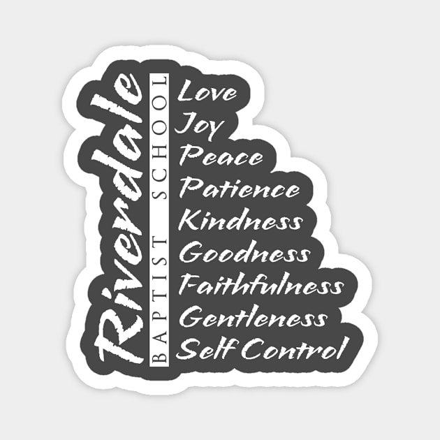 RBS Fruit of the Spirit Tshirt Magnet by riverdalebaptistschool