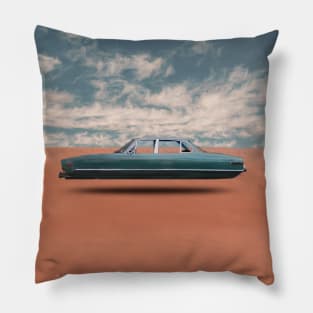 vintage car poster Pillow