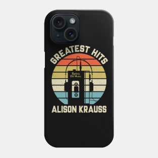 Greatest Hits Alison Retro Walkman Krauss Vintage Art Phone Case