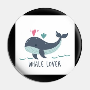 Whale fish lovers Pin