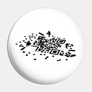 qr code Pin