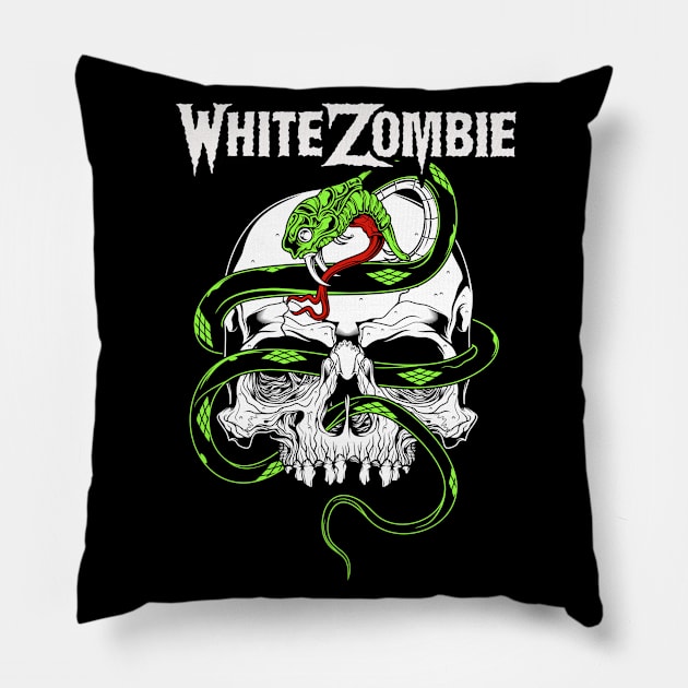 White Zombie music Pillow by couldbeanything