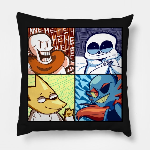 Undertale Pillow by lettali