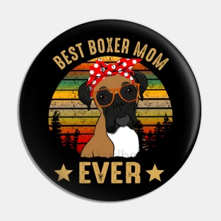 Best Boxer Mom Ever Pin