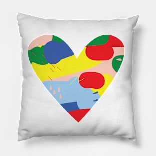Heart Art Pillow