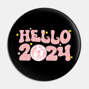 Hello 2024 - Happy New Year Pin