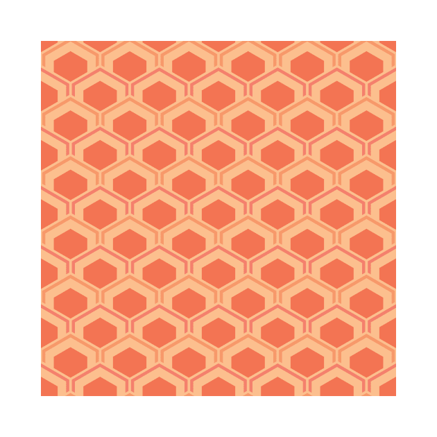 Mid Century Modern Hexagons by Makanahele