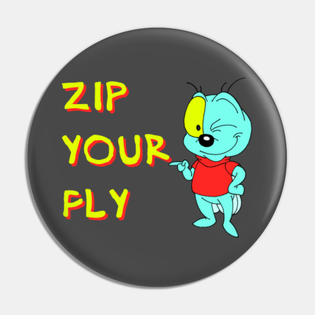 Zip Your Fly Rescue Rangers funny - Chip And Dale - Pin | TeePublic