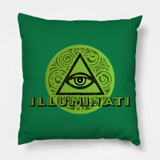 Greenluminati Pillow