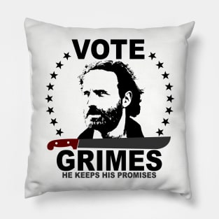 Vote Grimes He Keeps His Promises Pillow