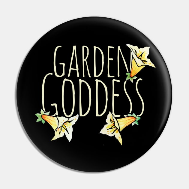 Garden Goddess Pin by bubbsnugg