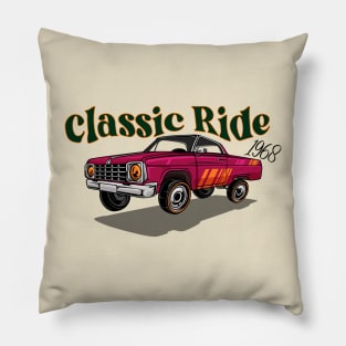 Classic Car Ride Pillow