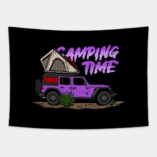 Jeep Design - Purple Tapestry