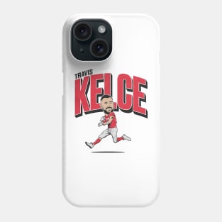 Travis Kelce Caricature Phone Case