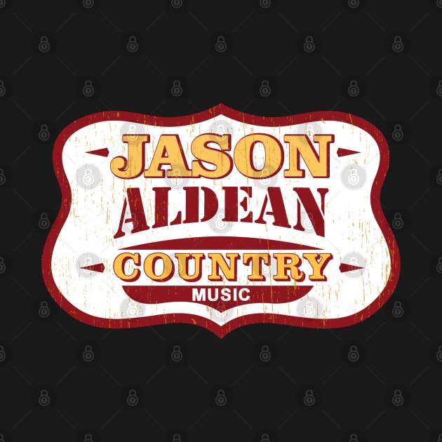 Vintage Jason Aldean COUNTRY MUSIC by freshtext Apparel10