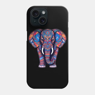 Colorful Mandala Elephant Phone Case