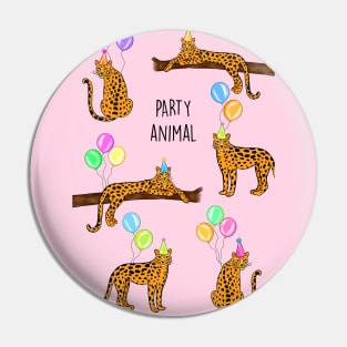 Party Animal (Pink) Pin