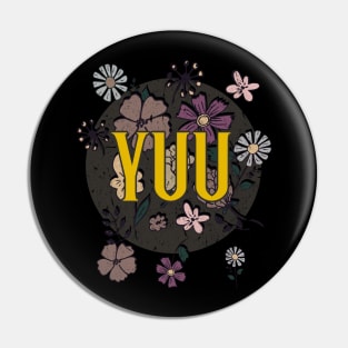 Aesthetic Proud Name Yuu Flowers Anime Retro Styles Pin