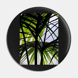 Black and Green Palm Leaves Pin