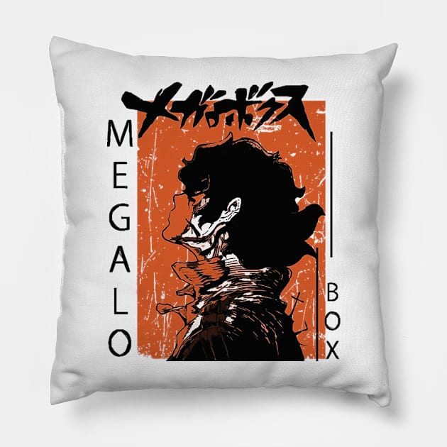 Megalo box anime manga Pillow by AliZaidzjzx