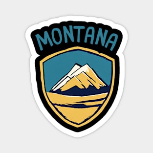 Montana State Playing Soccer in Montana Football Team Brotherhood Magnet