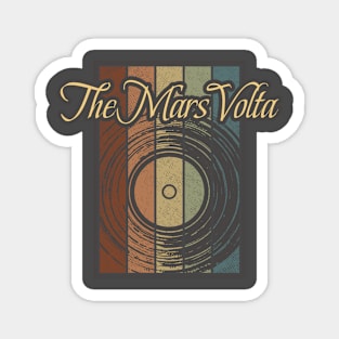 The Mars Volta Vynil Silhouette Magnet