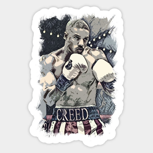 The Legacy Fan Art Abstract Portrait Boxing Sticker Teepublic